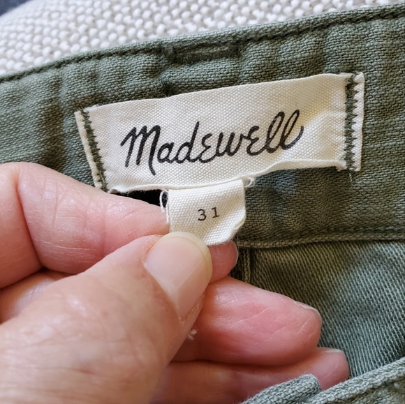 Madewell Crop Pants with adjustable waist. Size 31 - Picture 6 of 7